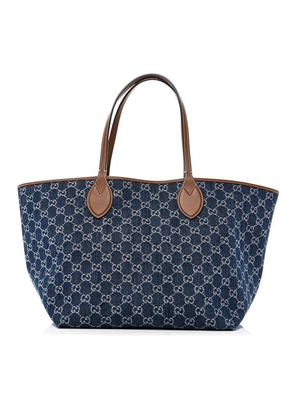 Gucci New Denim Gg Calfskin Large #307290G17B
